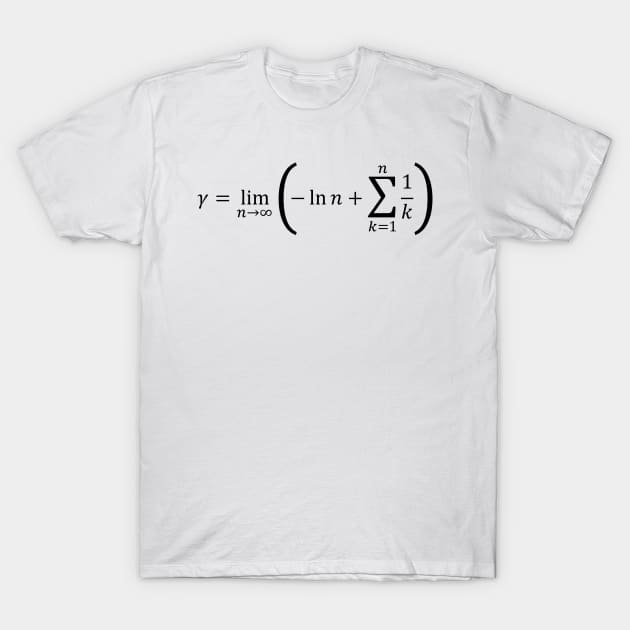 Euler Constant - Calculus And Math T-Shirt by ScienceCorner